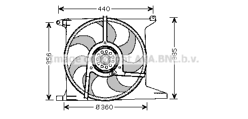 Fan, engine cooling (OL7512)