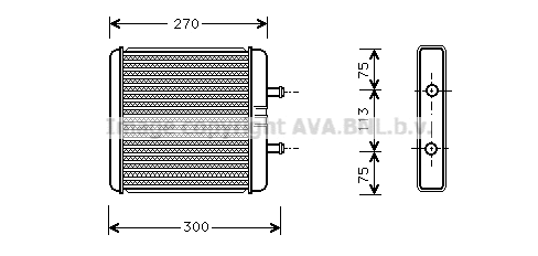 Heat Exchanger, interior heating (IV6048)