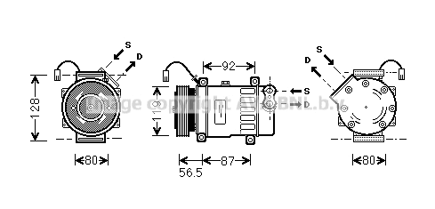 Compressor, air conditioning (PEK036)