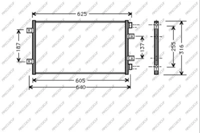 Condenser, air conditioning (FT133C004)
