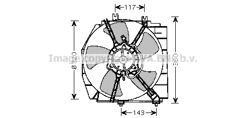 Fan, engine cooling (MZ7514)
