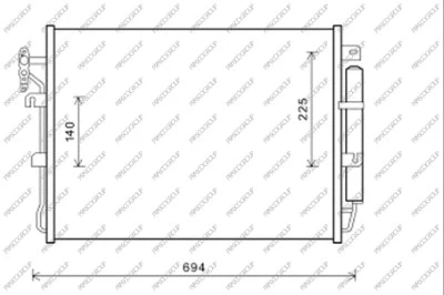 Condenser, air conditioning (LR800C001)
