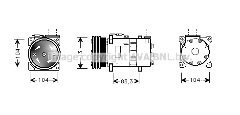 Compressor, air conditioning (AUK003)