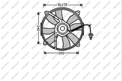 Fan, engine cooling (ME025F004)