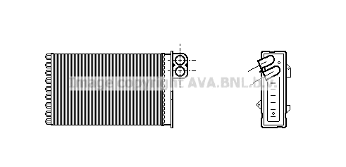 Heat Exchanger, interior heating (CN6191)