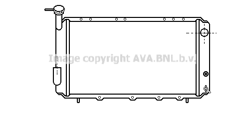 Radiator, engine cooling (SU2008)