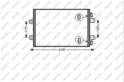 Condenser, air conditioning (RN972C001)