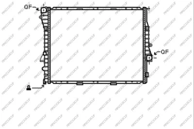 Radiator, engine cooling (BM820R005)