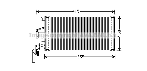 Heat Exchanger, interior heating (IV6096)