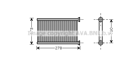 Heat Exchanger, interior heating (BWA6342)