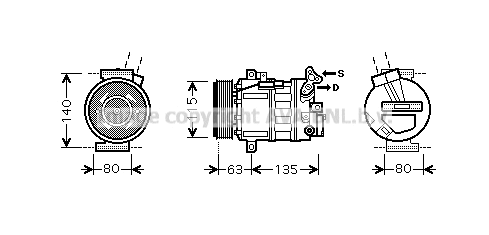 Compressor, air conditioning (RTK486)