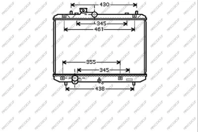 Radiator, engine cooling (SZ034R003)