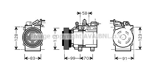 Compressor, air conditioning (HYK197)