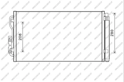 Condenser, air conditioning (BM028C001)