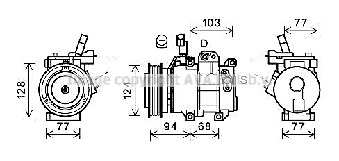 Compressor, air conditioning (HYK451)