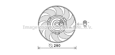 Fan, engine cooling (VN7530)