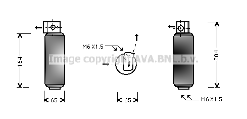 Dryer, air conditioning (RTD252)