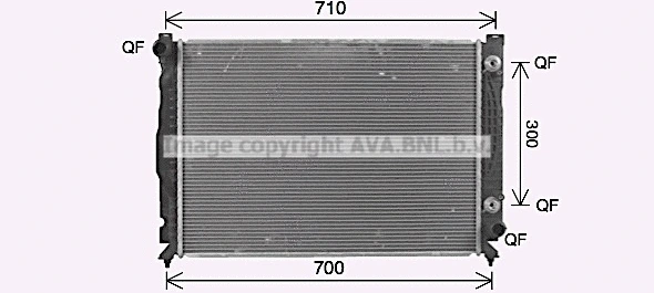 Radiator, engine cooling (AI2431)