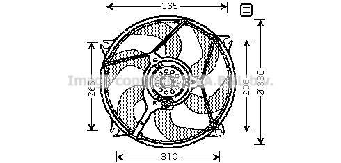 Fan, engine cooling (CN7529)