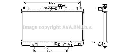 Radiator, engine cooling (HD2070)