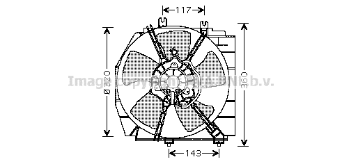 Fan, engine cooling (MZ7513)
