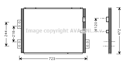 Condenser, air conditioning (TO5277)