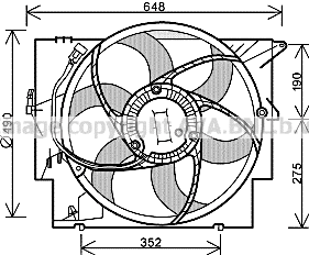 Fan, engine cooling (BW7515)