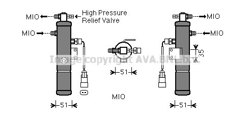 Dryer, air conditioning (FED009)
