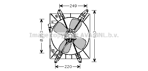 Fan, engine cooling (TO7513)