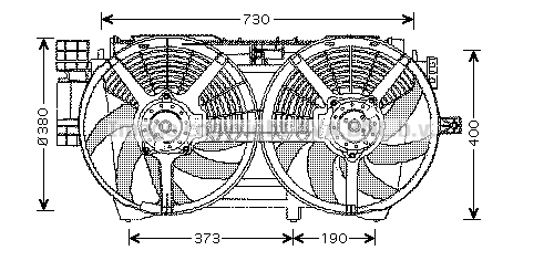 Fan, engine cooling (RT7530)