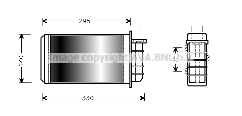 Heat Exchanger, interior heating (FT6183)