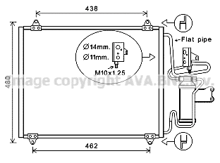 Condenser, air conditioning (RT5246D)