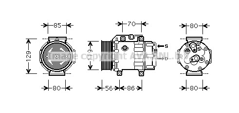 Compressor, air conditioning (FDK378)