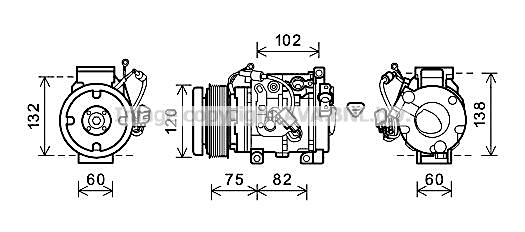 Compressor, air conditioning (TOAK664)