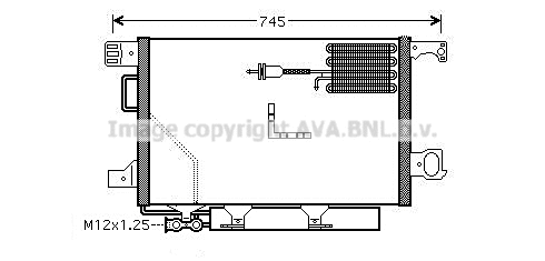 Condenser, air conditioning (MSA5361D)