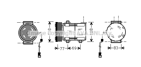 Compressor, air conditioning (FDAK289)