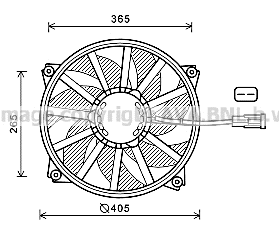 Fan, engine cooling (CN7552)