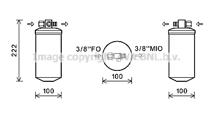 Dryer, air conditioning (JDD010)