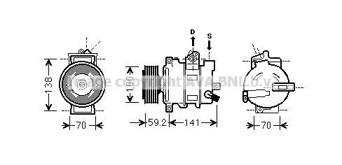Compressor, air conditioning (AIAK329)