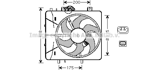 Fan, engine cooling (CN7527)
