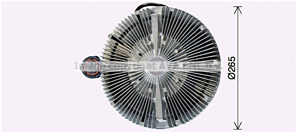 Clutch, radiator fan (VLC108)