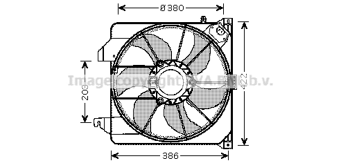 Fan, engine cooling (FD7538)