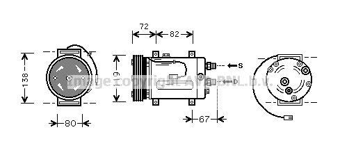 Compressor, air conditioning (AIAK177)