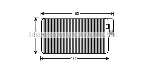 Heat Exchanger, interior heating (ME6231)