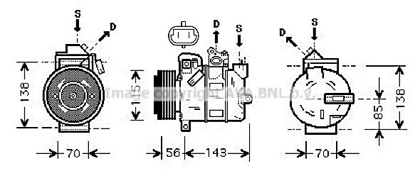 Compressor, air conditioning (OLAK357)