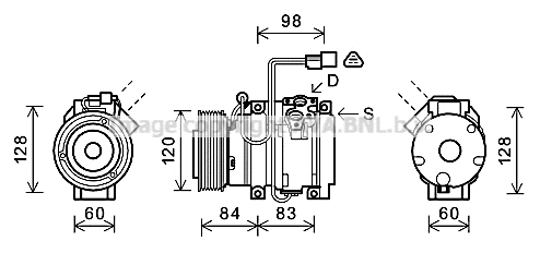 Compressor, air conditioning (MTAK227)