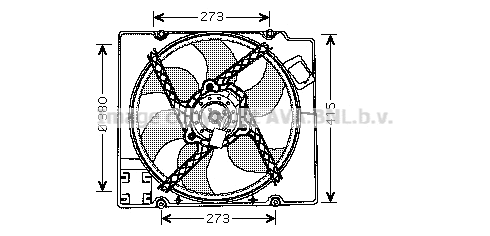 Fan, engine cooling (RT7525)