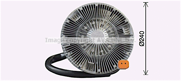 Clutch, radiator fan (SCC068)