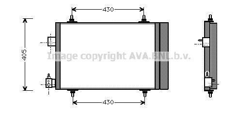 Condenser, air conditioning (PEA5193D)