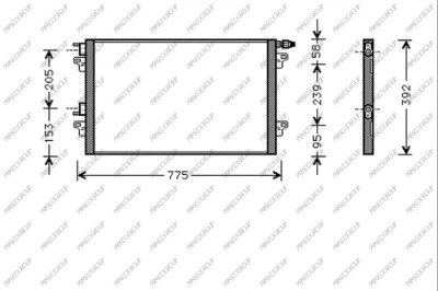 Condenser, air conditioning (RN084C001)